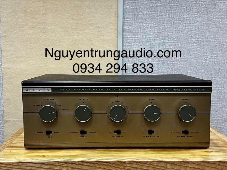 Amply Đèn Altec Lansing 353A Vintage Mỹ 6L6GC